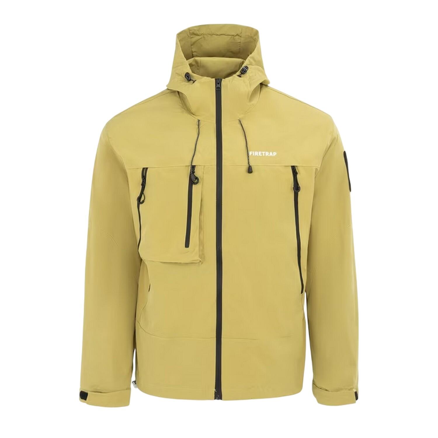 Firetrap Mens Windproof Hooded Windbreaker