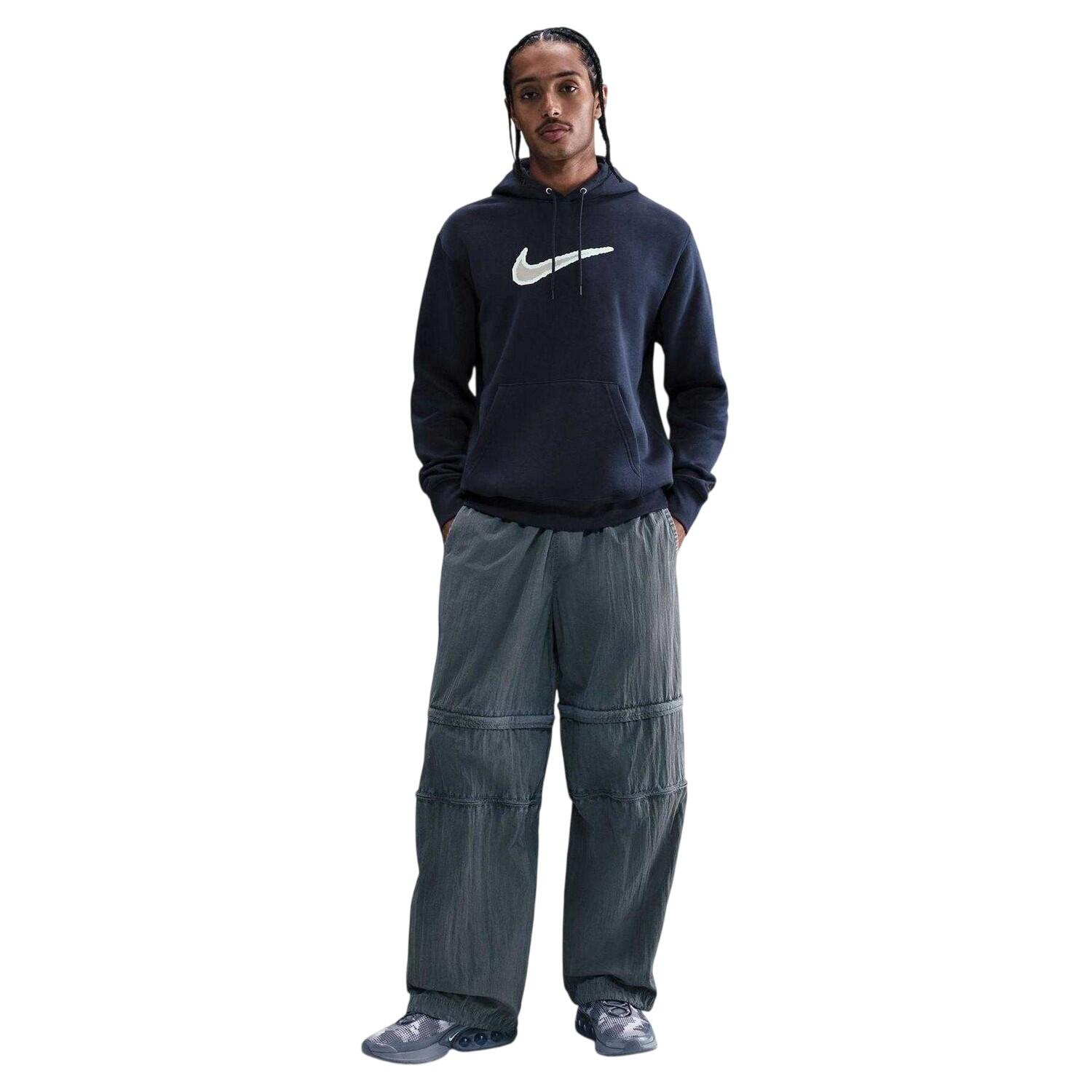 Nike Mens Club Swoosh Fleece Hoodie