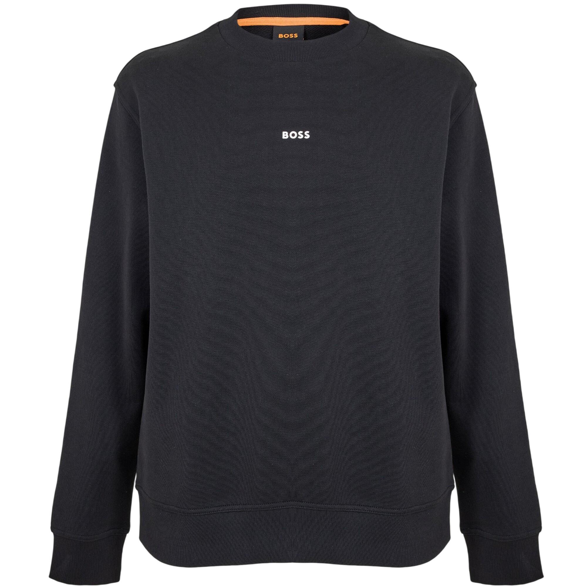 Boss Mens Wesmallcrew Logo Sweatshirt
