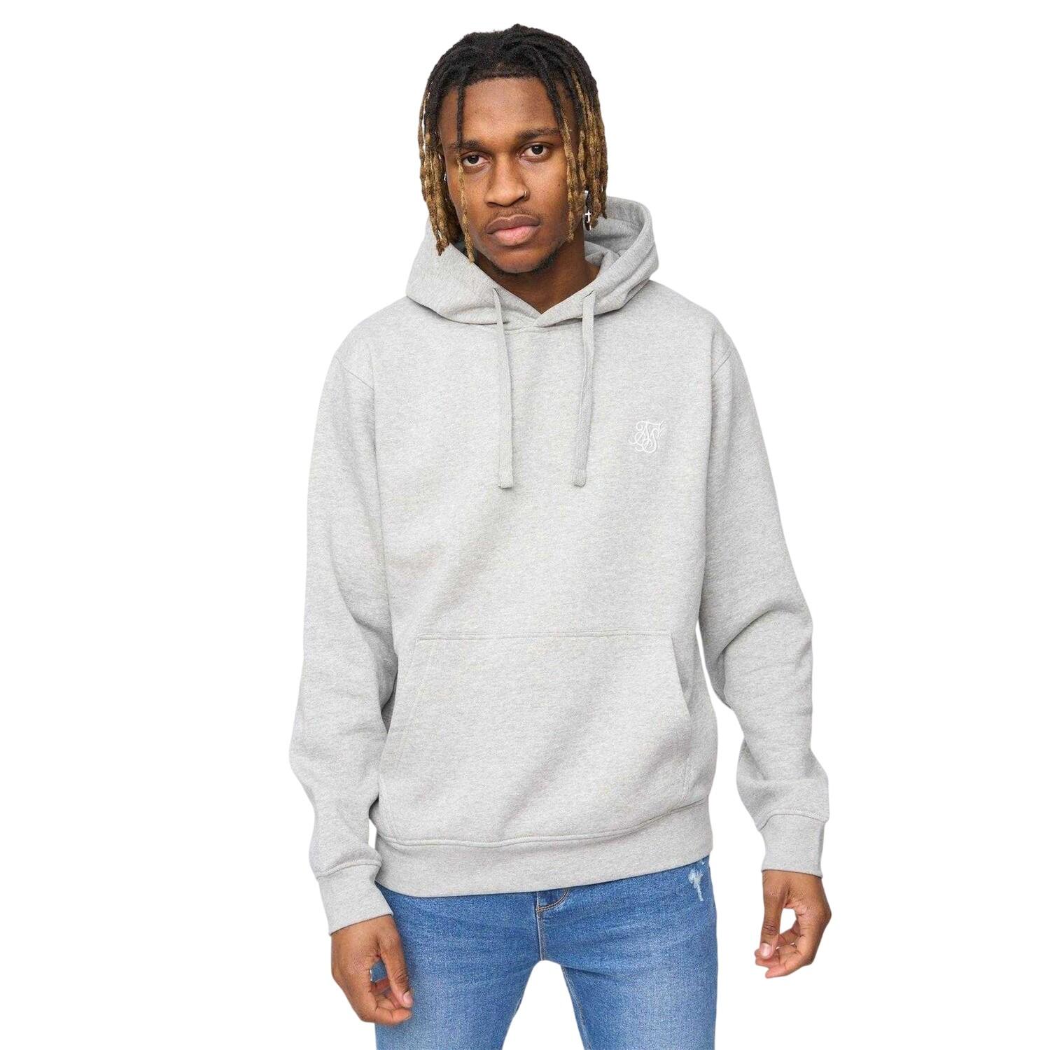 SikSilk Mens Essentials Overhead Hoodie