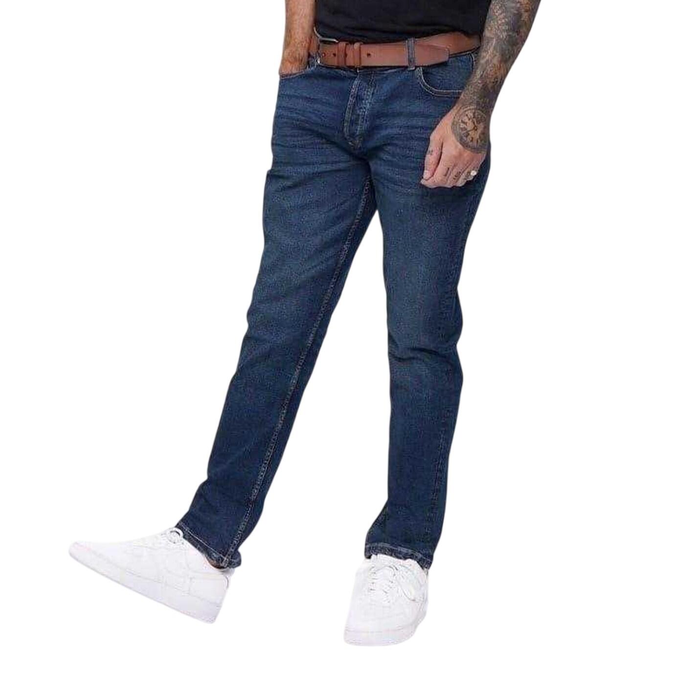 Firetrap Mens Belted Jeans