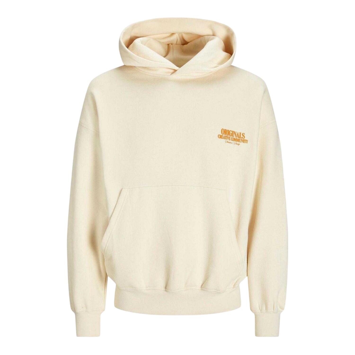 Jack And Jones Mens Lettering Hoodie