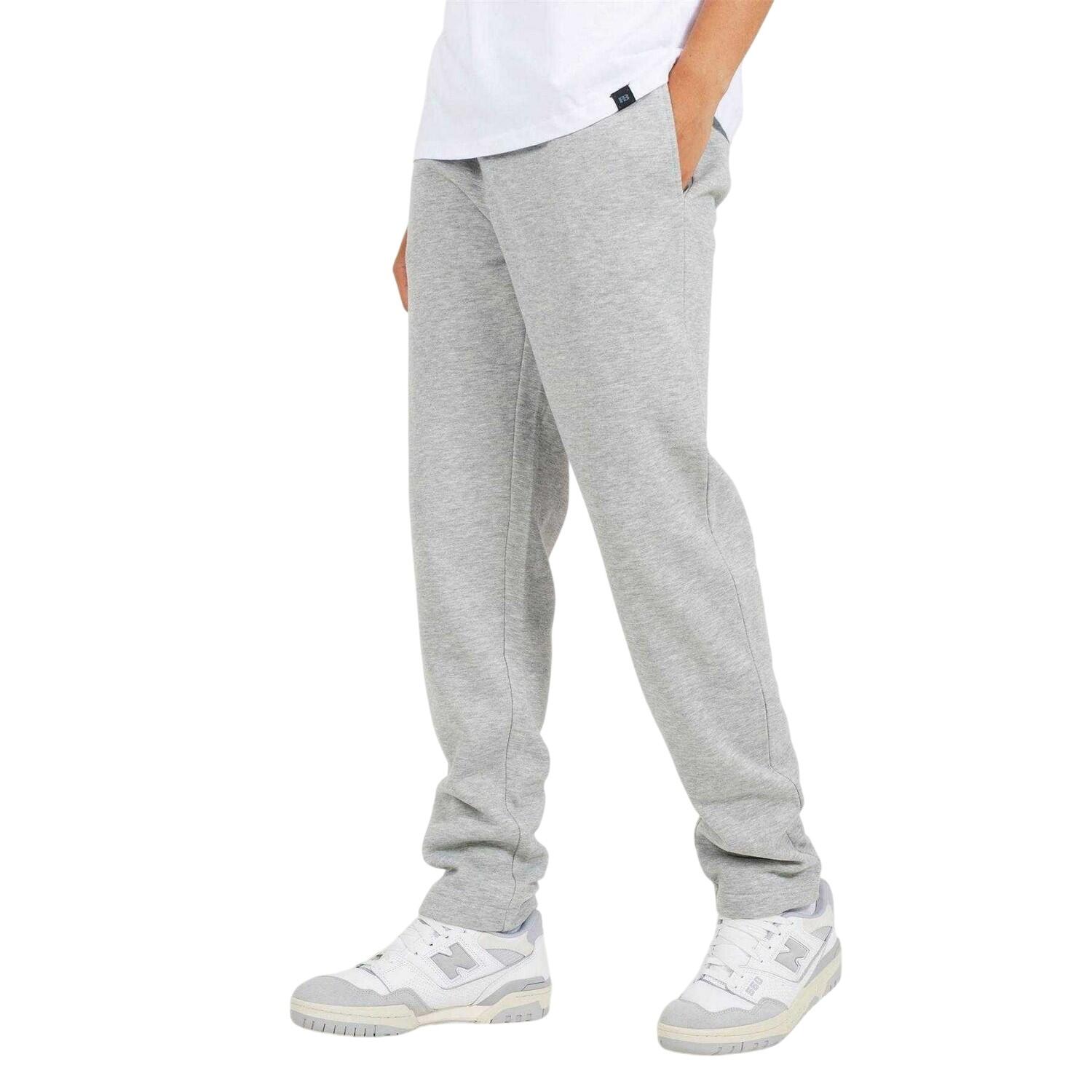 Brave Soul Mens Fleece Open Hem Straight Leg Jogging Bottoms
