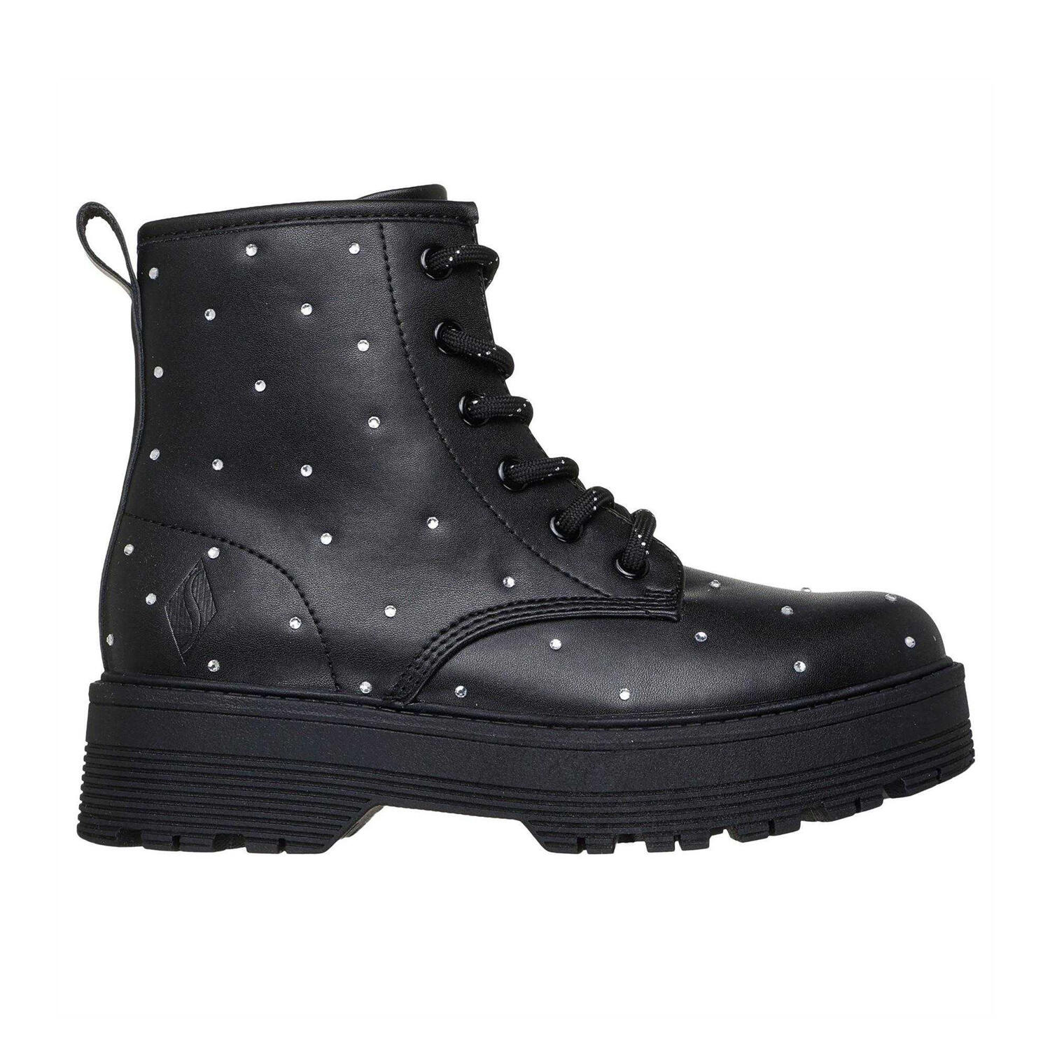 Skechers Girls Rhinestone Platform Ankle Boots