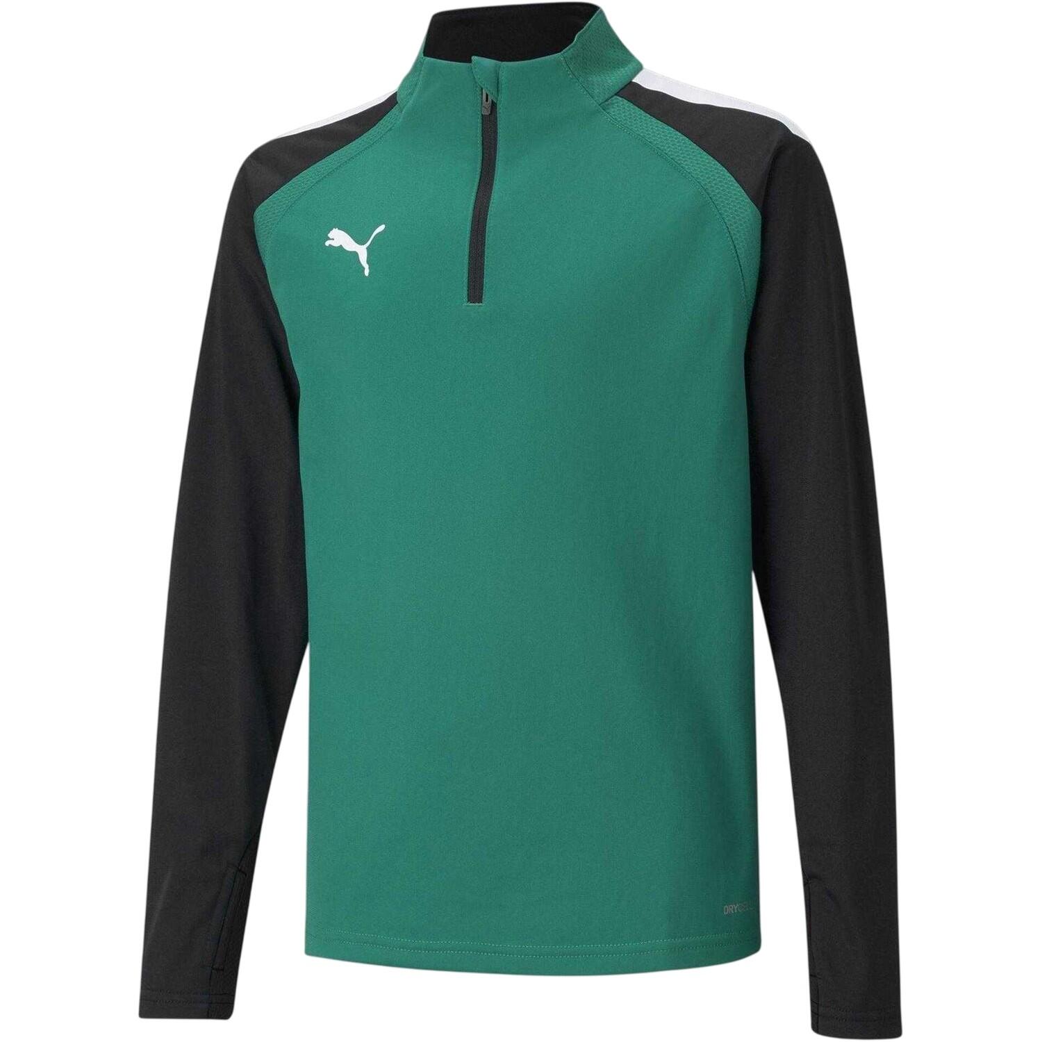 Puma Childrens/Kids TeamLIGA Quarter Zip Fleece Top