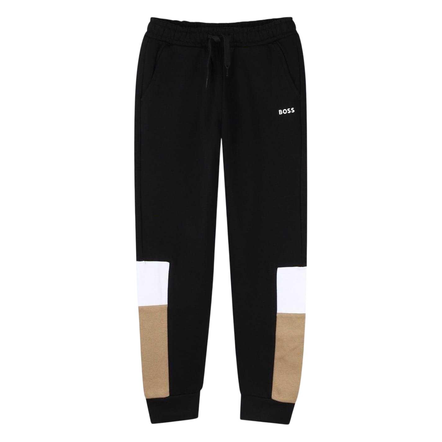 Boss Childrens/Kids Colour Block Joggers