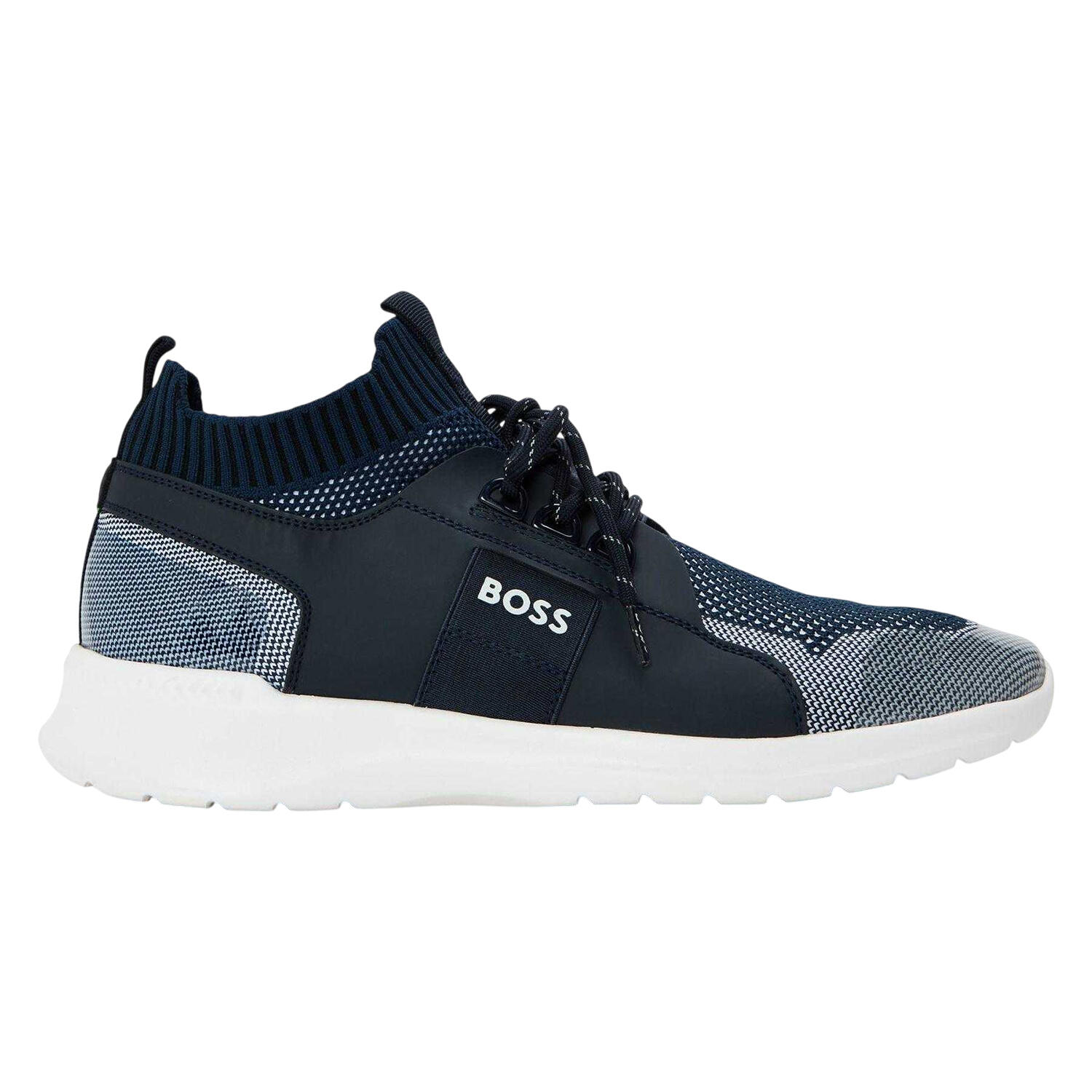 Boss Mens Extreme Logo Knitted Trainers