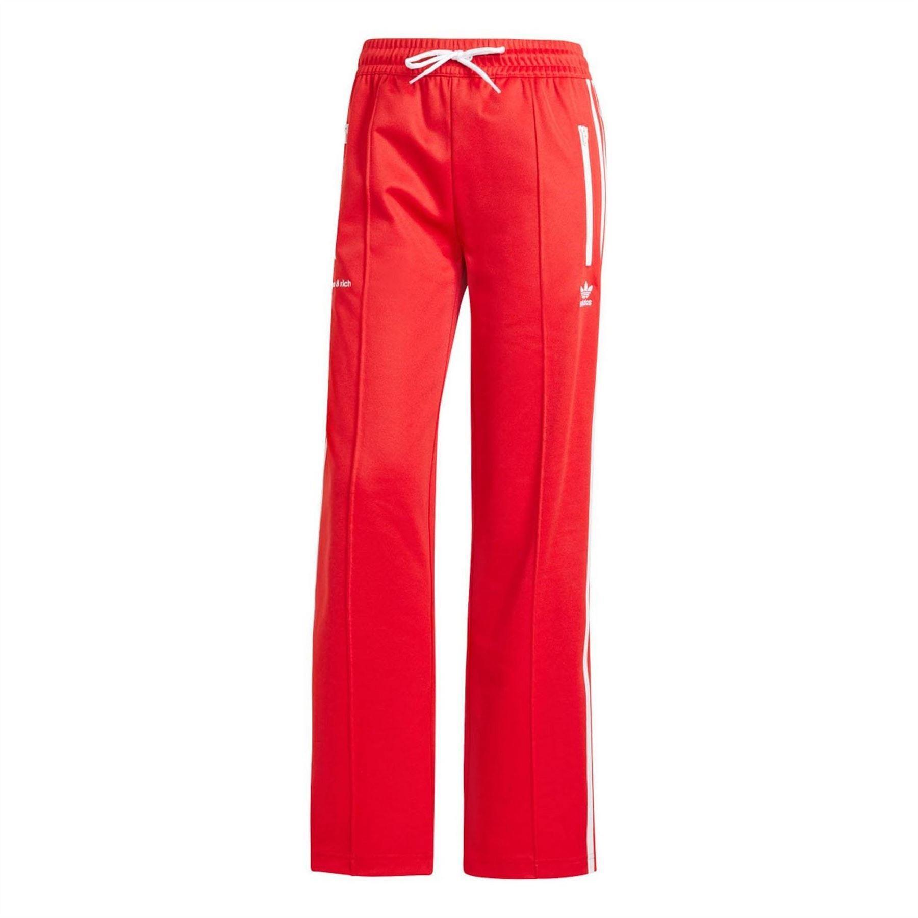 Adidas Womens/Ladies Originals Sporty And Rich Wide Leg Tracksuit Bottoms