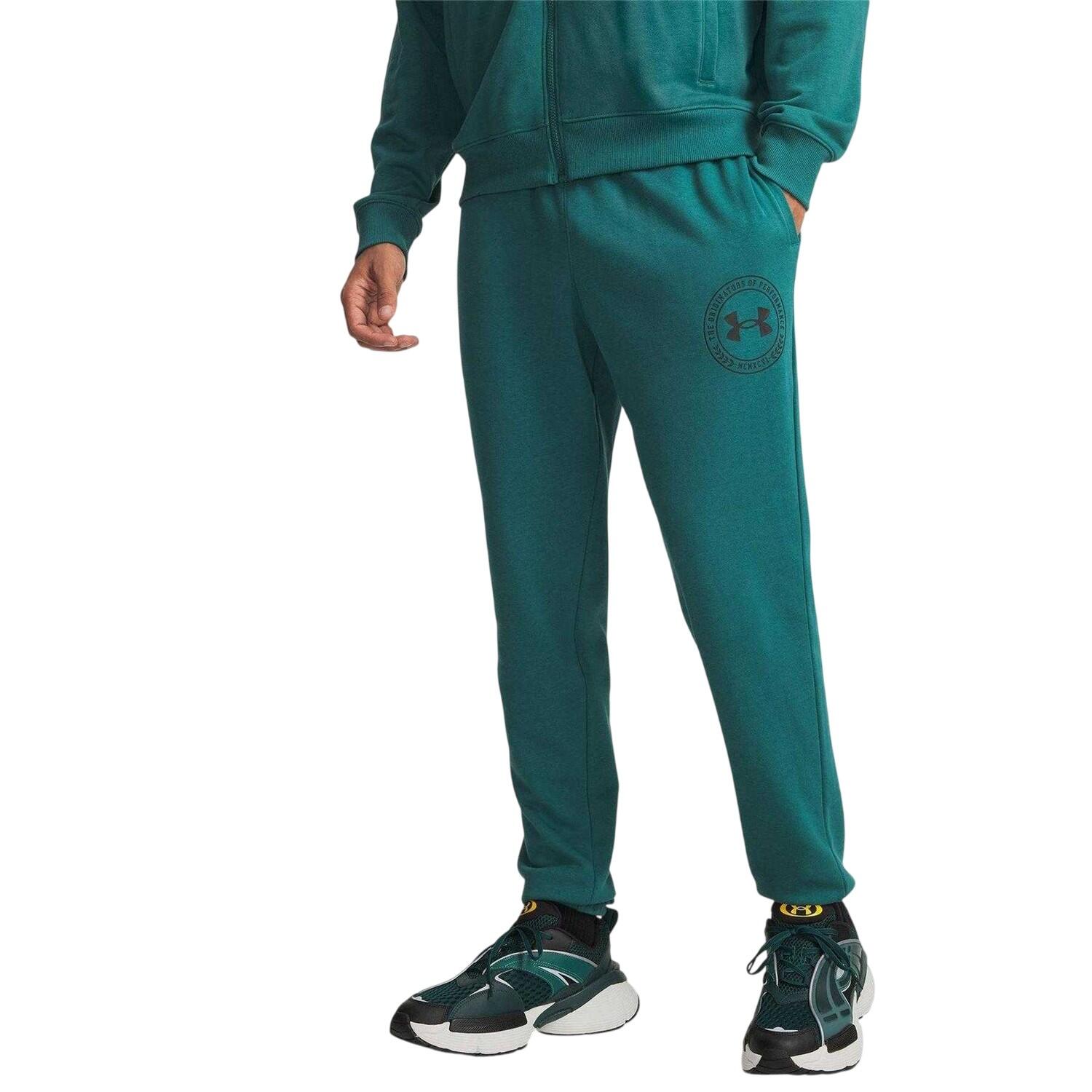 Under Armour Mens Rival Graphic Print Jogging Bottoms