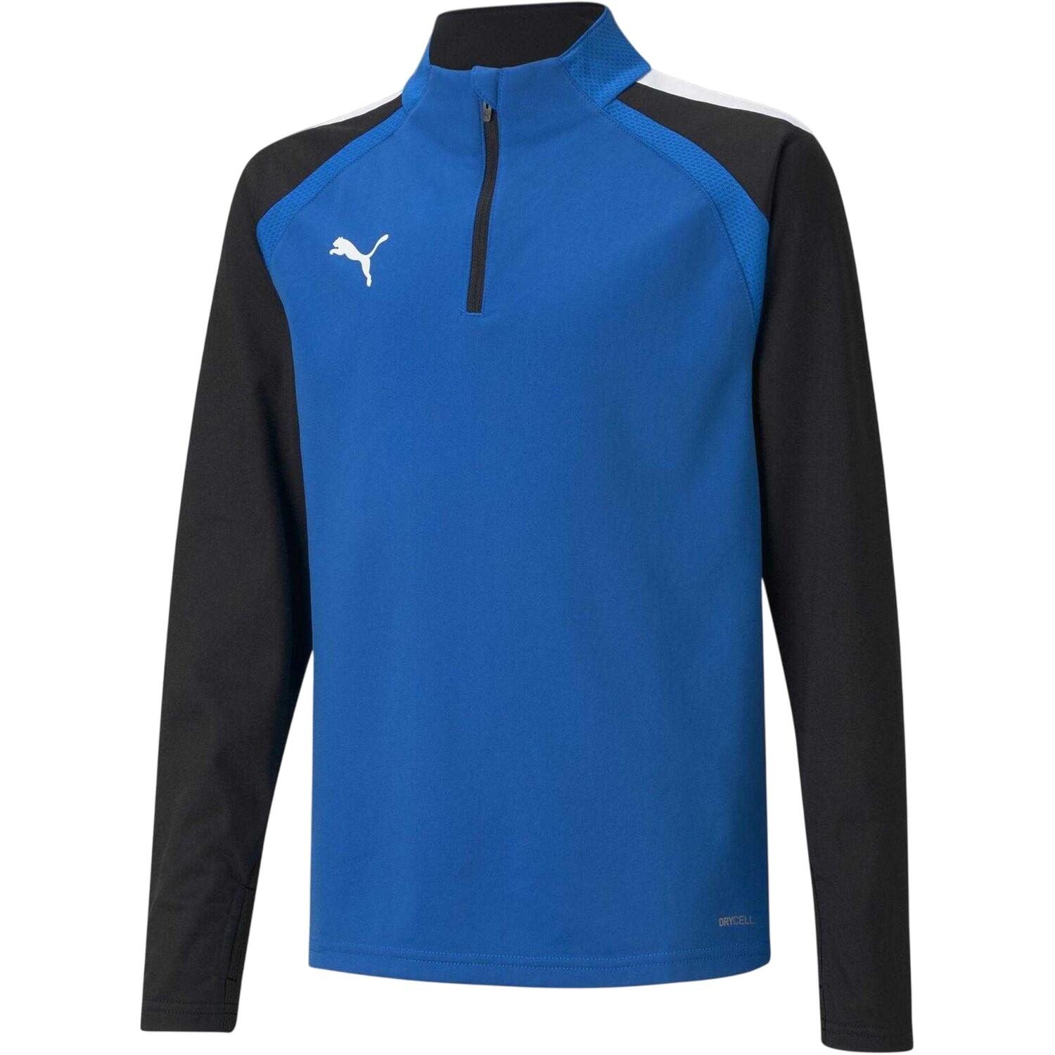 Puma Childrens/Kids TeamLIGA Quarter Zip Fleece Top