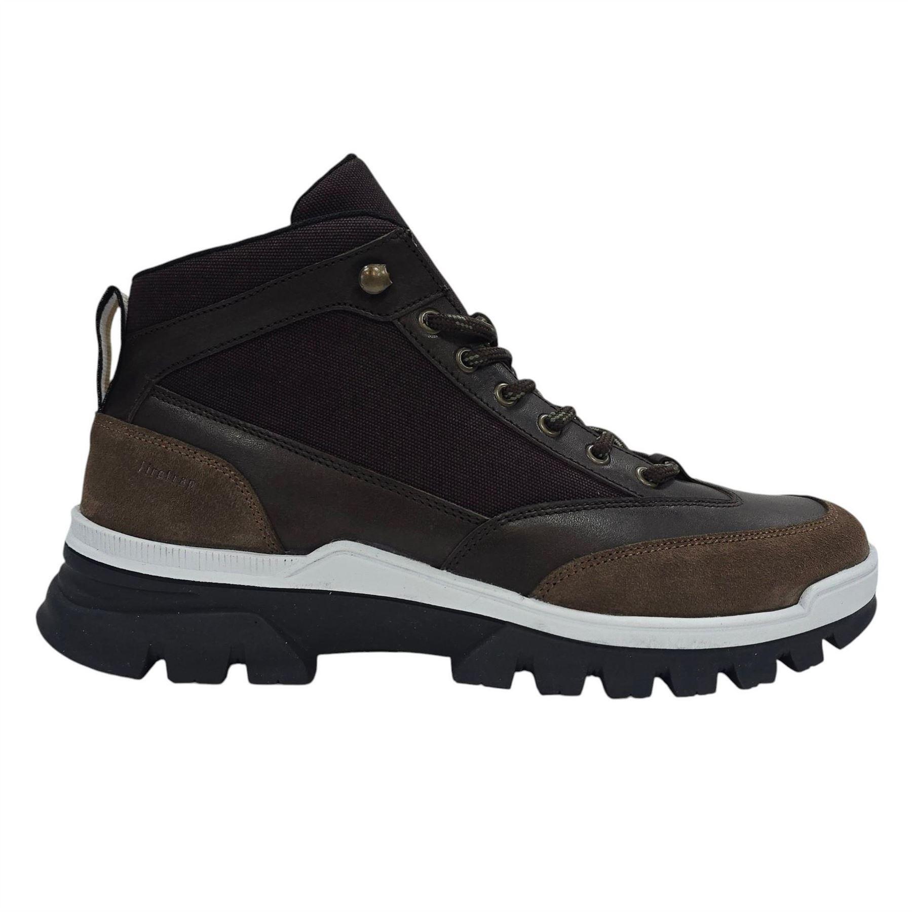 Firetrap Mens Jason Leather Hiking Boots