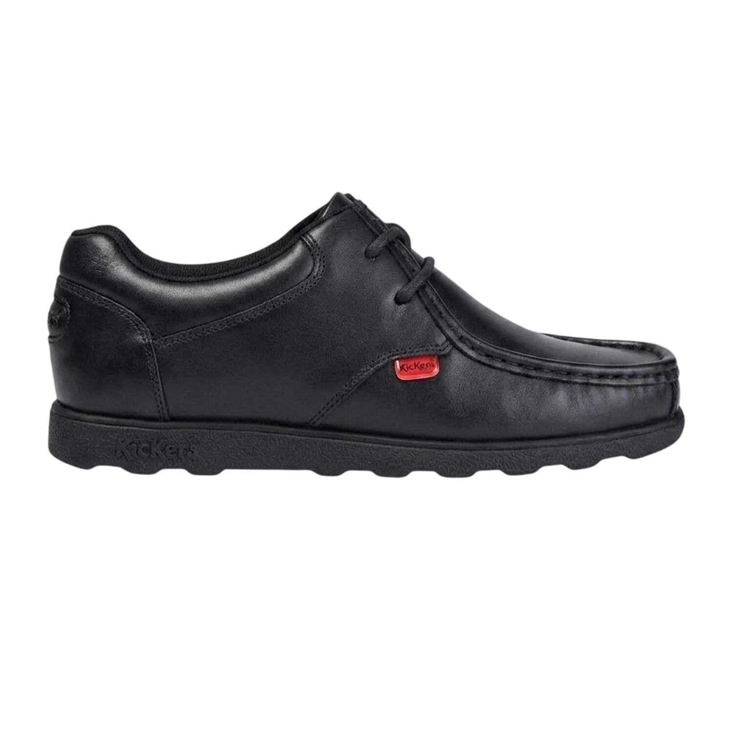Kickers Childrens/Kids Fragma Leather Lace Up School Shoes