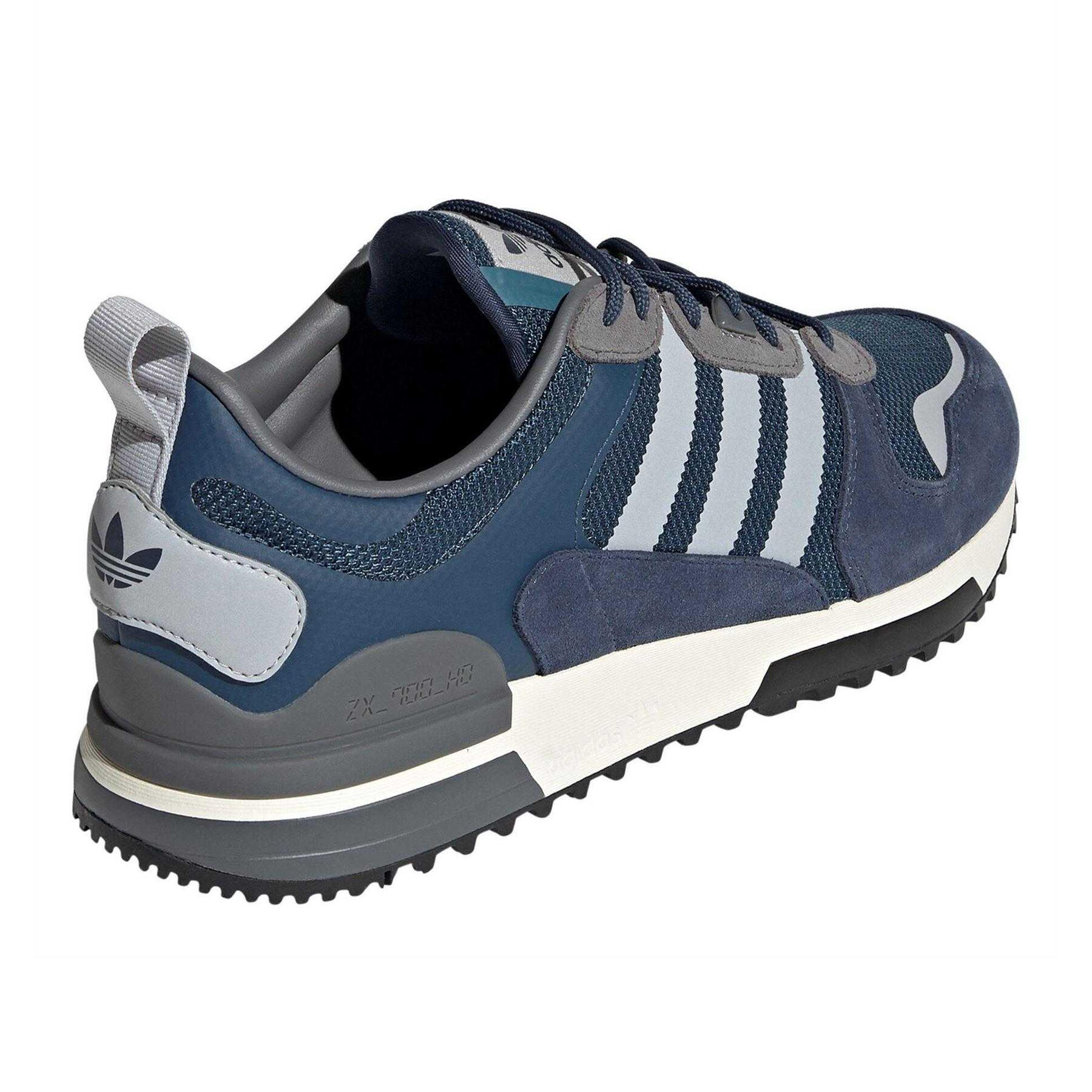 flaxseed０７２５ Adidas Mens ZX 700 HD Suede Low Trainers