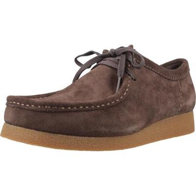 Zapatos casual heren clarks wallabee evo bruin