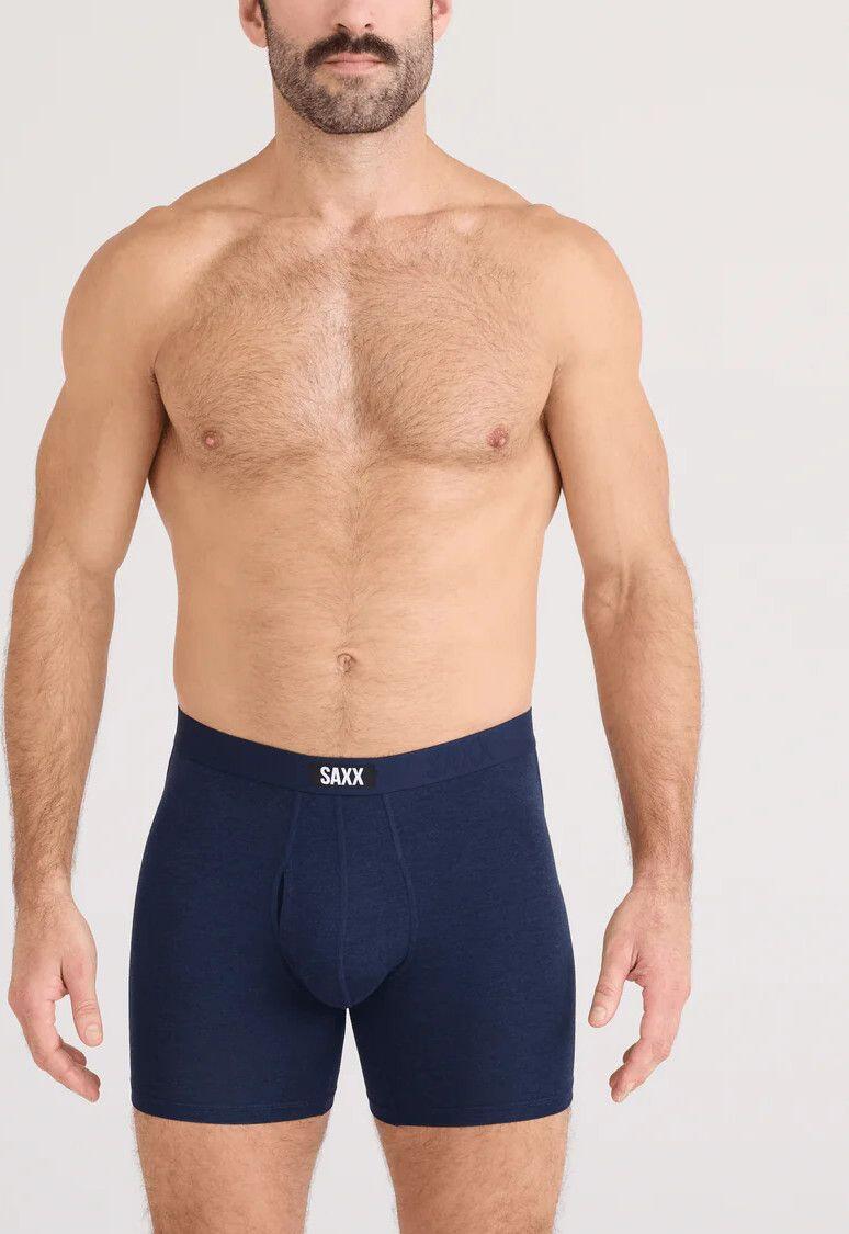 Boxer Saxx Vibe Xtra Soft Comfort Dark Navy Heather 2/5