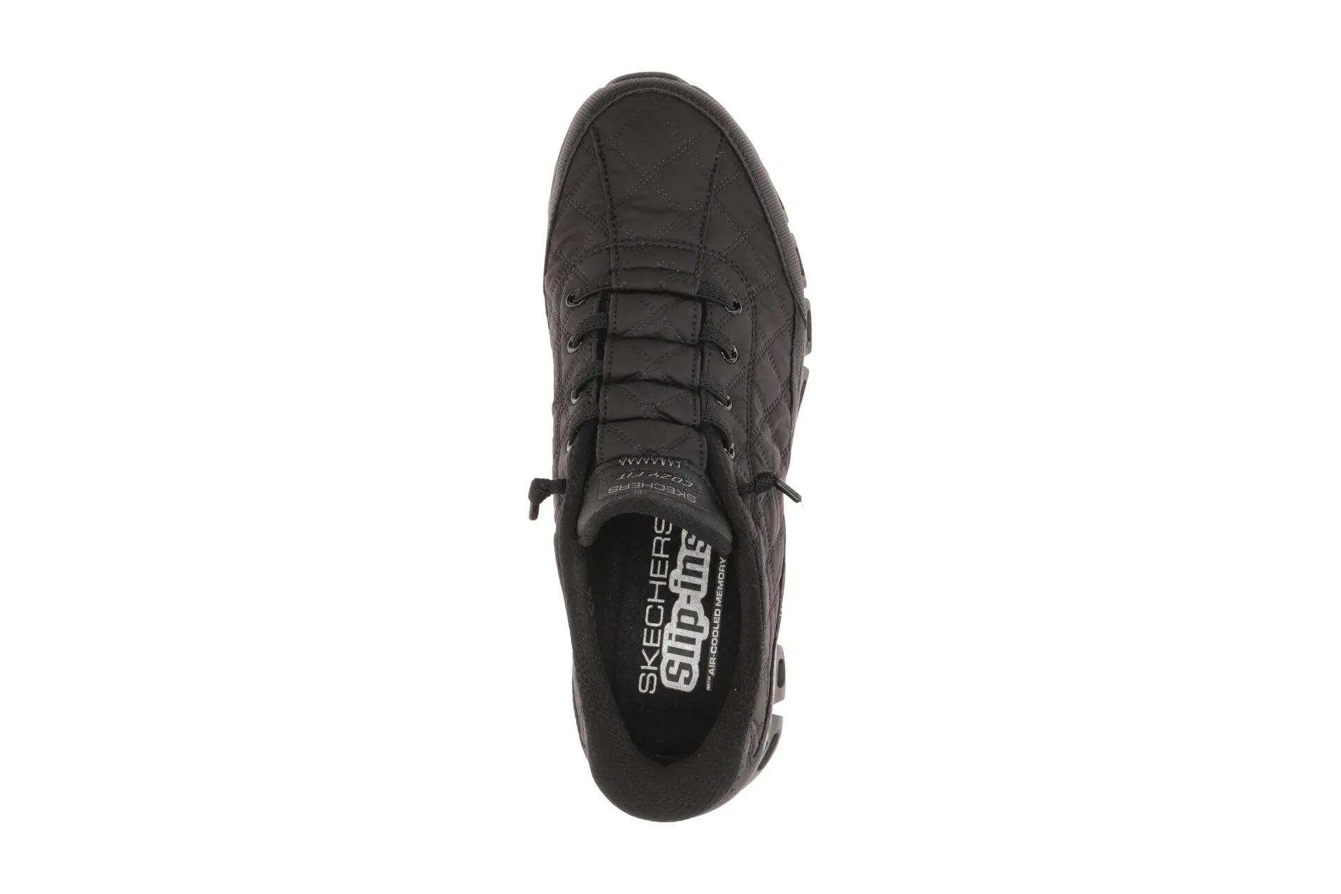 Skechers Glide Step Schuhe schwarz uni Slip-Ins 104556 6/7