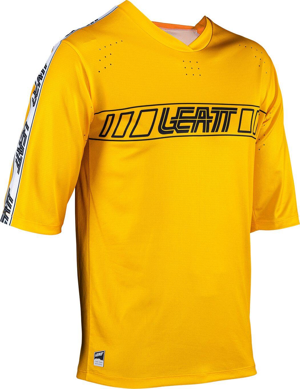 Maillot Manches Courtes Leatt Enduro 3.0 Jaune 3/6