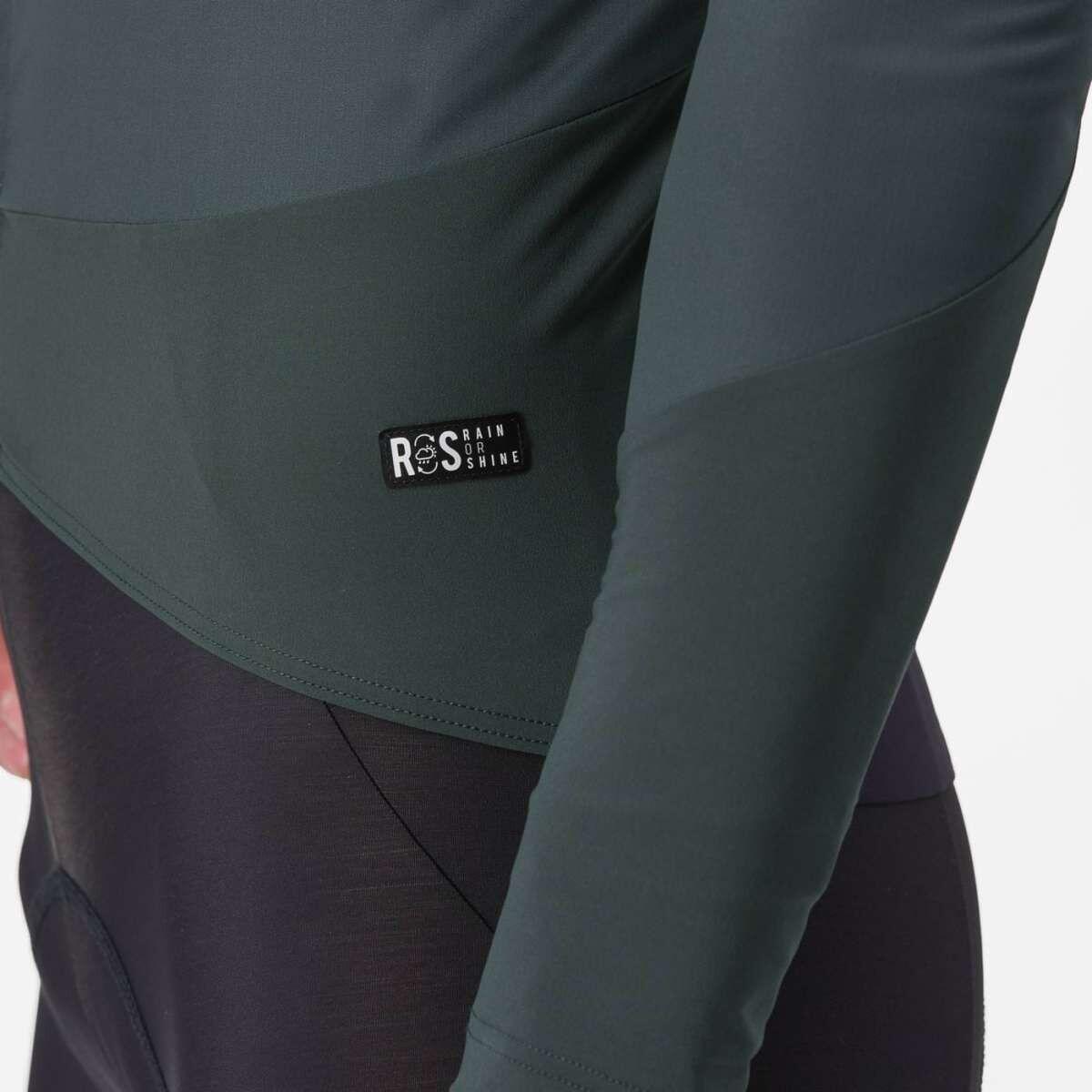Castelli Beta Ros Long Sleeve Jas Groen/Oranje 3/5