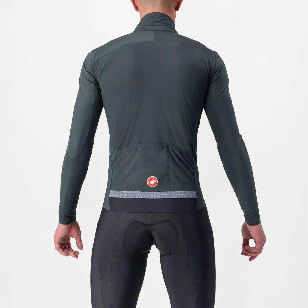 Castelli Beta Ros Long Sleeve Jas Groen/Oranje 2/5