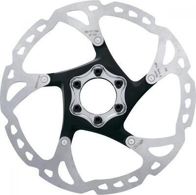 Shimano deore sm-rt76 6-bolt rotor zwart 160 mm
