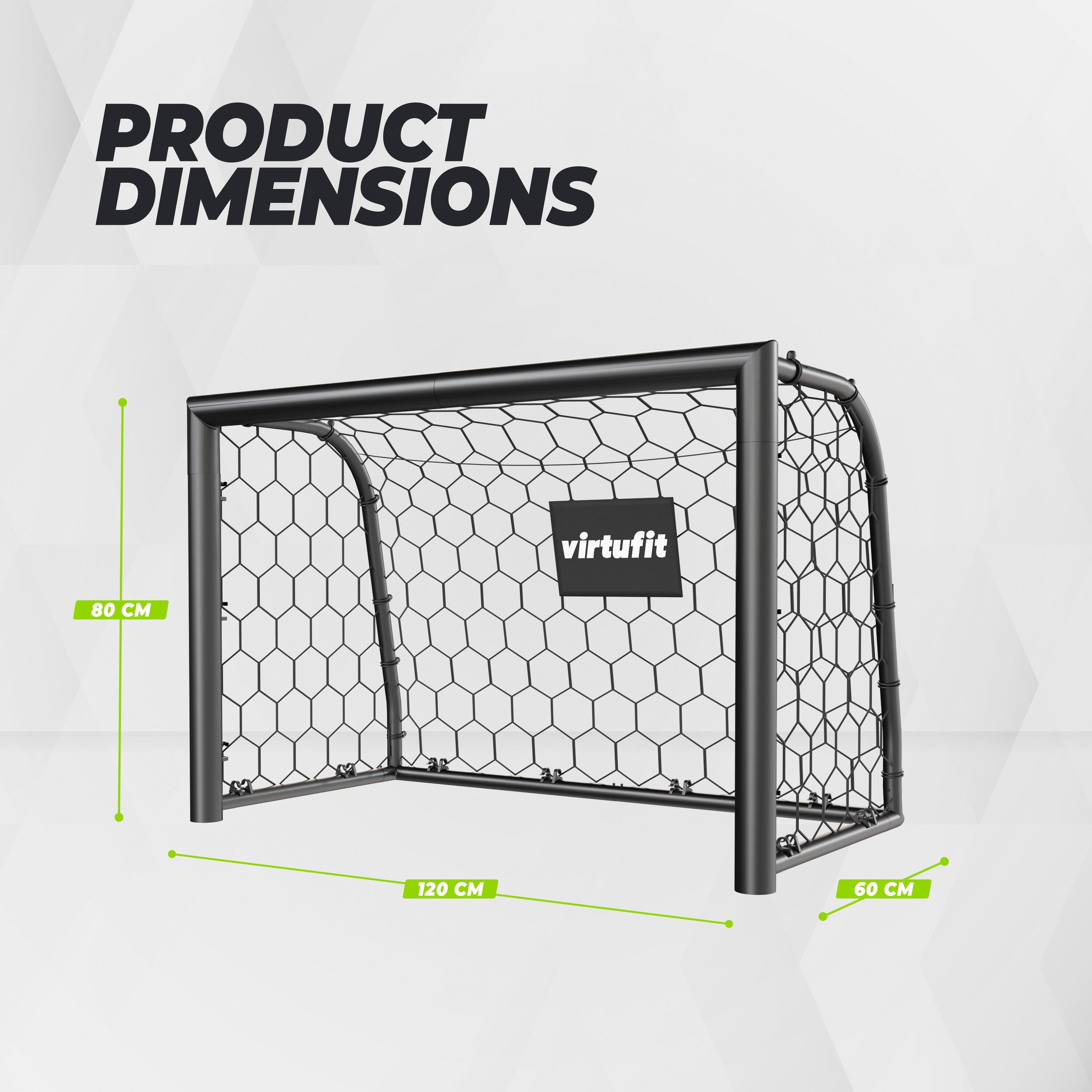 Portería de fútbol premium - Portería de fútbol resistente - 180 x 120 x 60 7/10