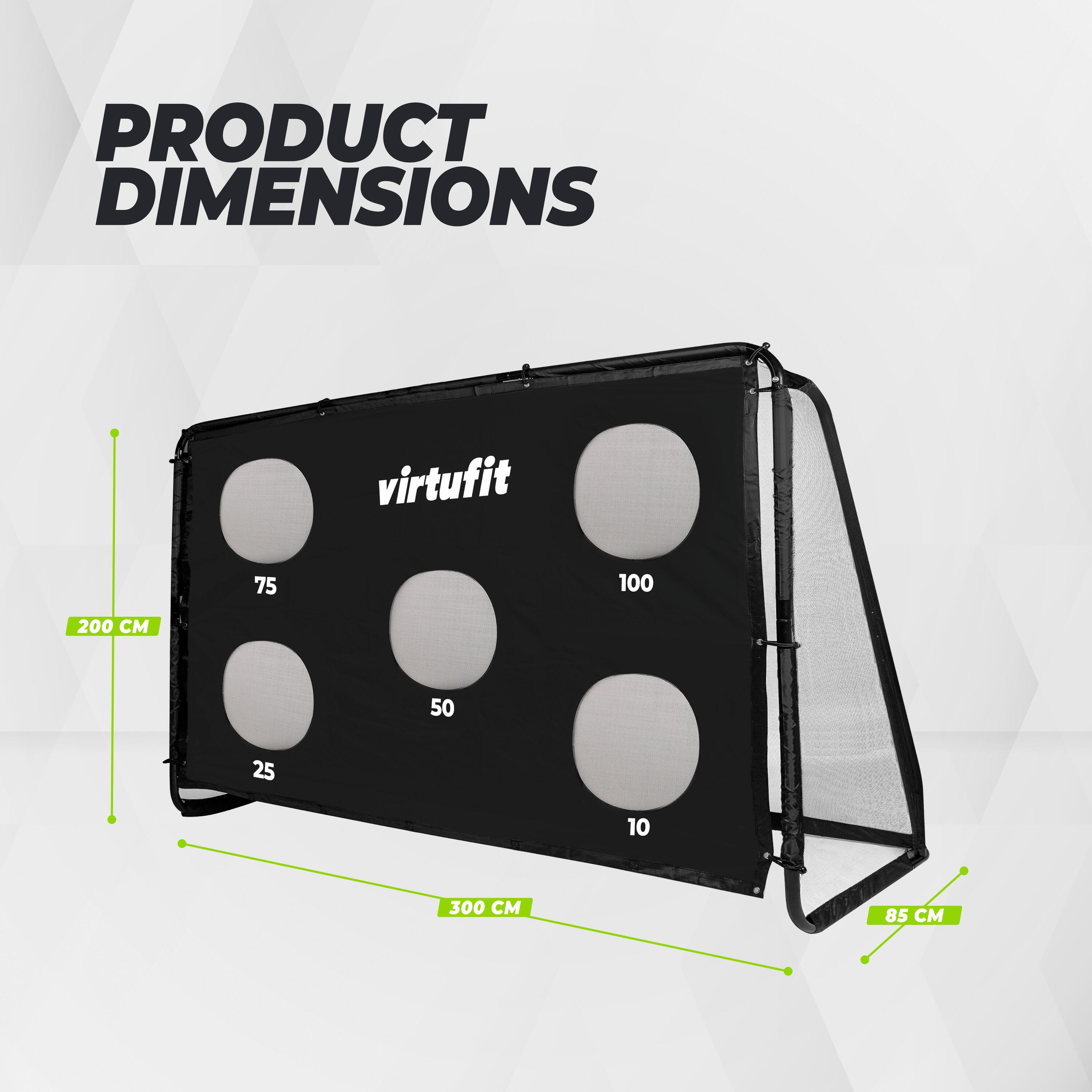 Voetbaldoel Pro met Doelwand - Voetbal Goal - 300 x 200 cm 7/7