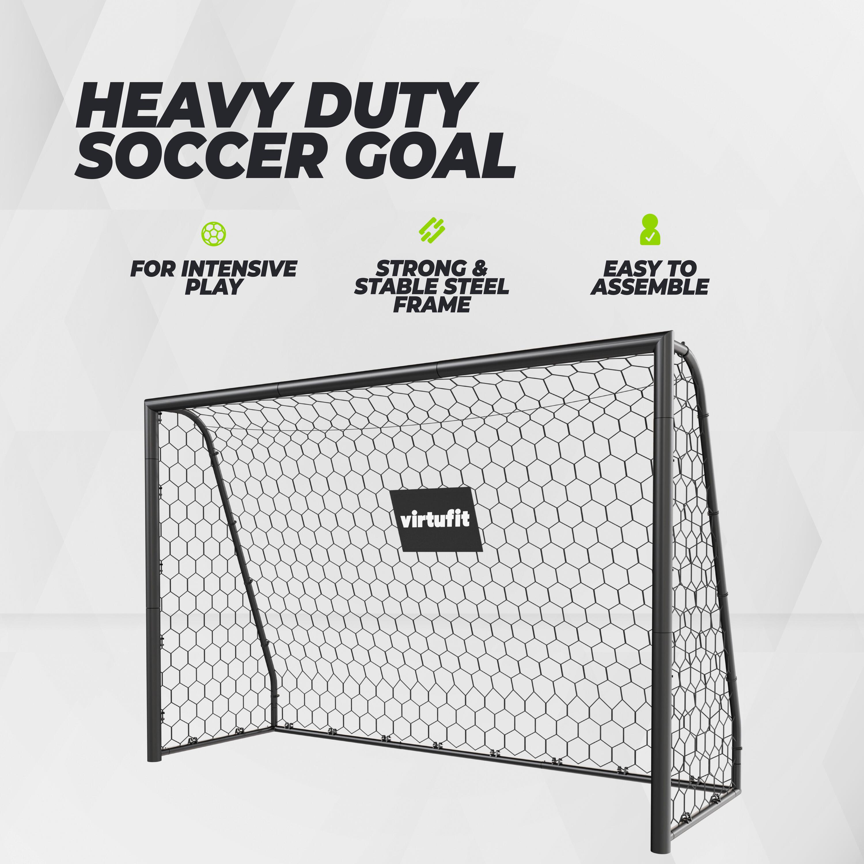 Voetbaldoel Premium - Heavy Duty Voetbal Goal - 240 x 160 x 85 3/7