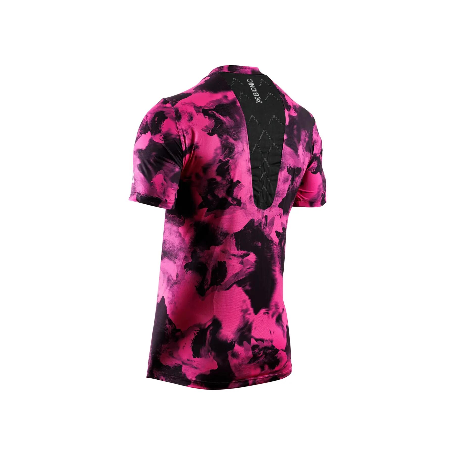 Koszulka biegowa męska X-Bionic Corefusion Run Shirt czarno-różowa 5/5
