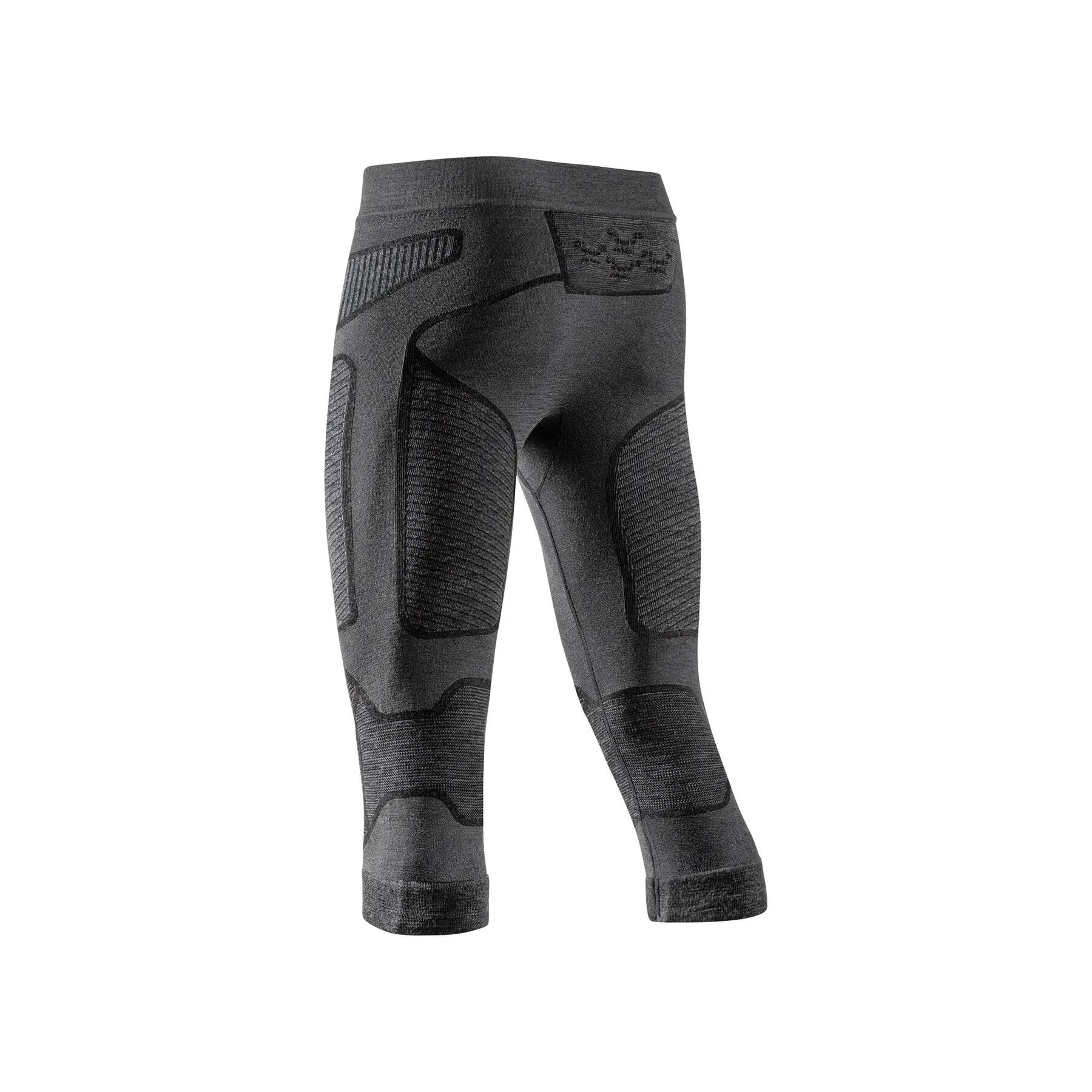 Kalesony 3/4 męskie X-Bionic SYMBIO MERINO PANTS 3/4 RHINO GREY