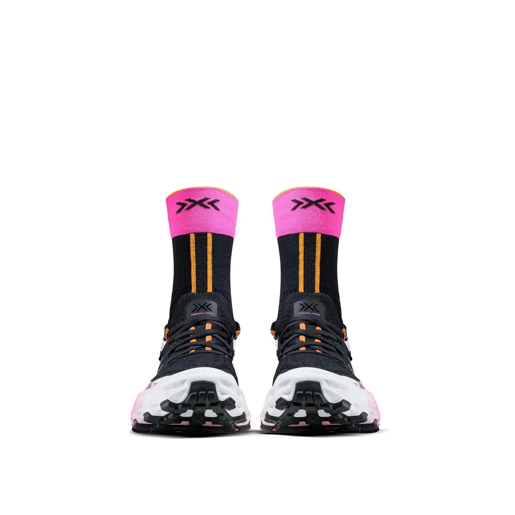 Buty biegowe trailowe unisex X-Bionic Terraskin X00/C czarno-różowo-białe 3/7