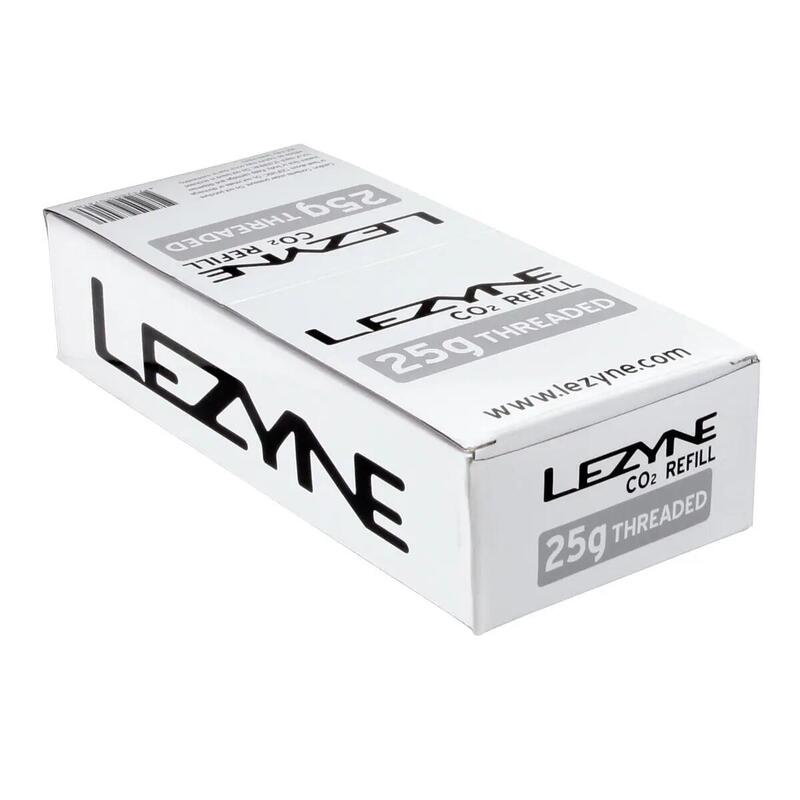Cartușe CO2 de schimb Lezyne 25 g, 30 buc., silver