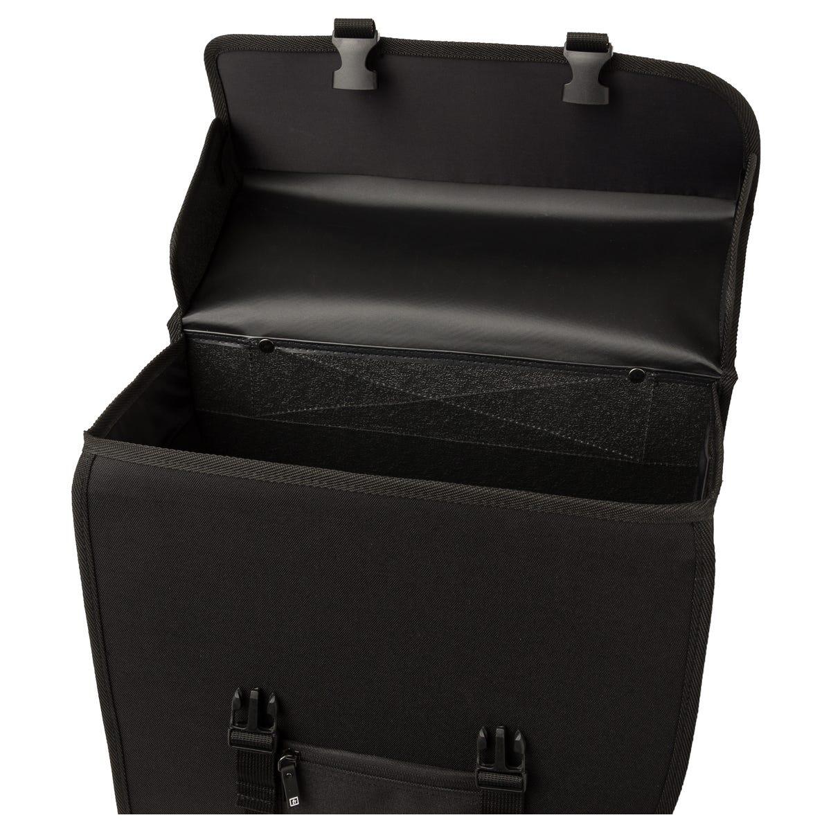 Fastrider Doppelpacktasche Bodyl Hybride Wasserabweisend Reflektierend Schwarz 7/7