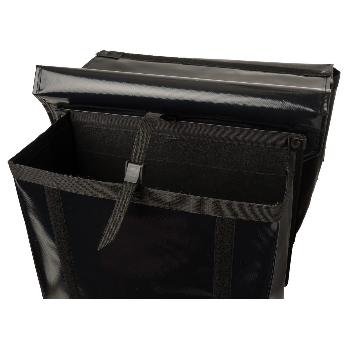Fastrider Doppelpacktasche Tarpaulin Cargo Wasserabweisend Schwarz 6/7
