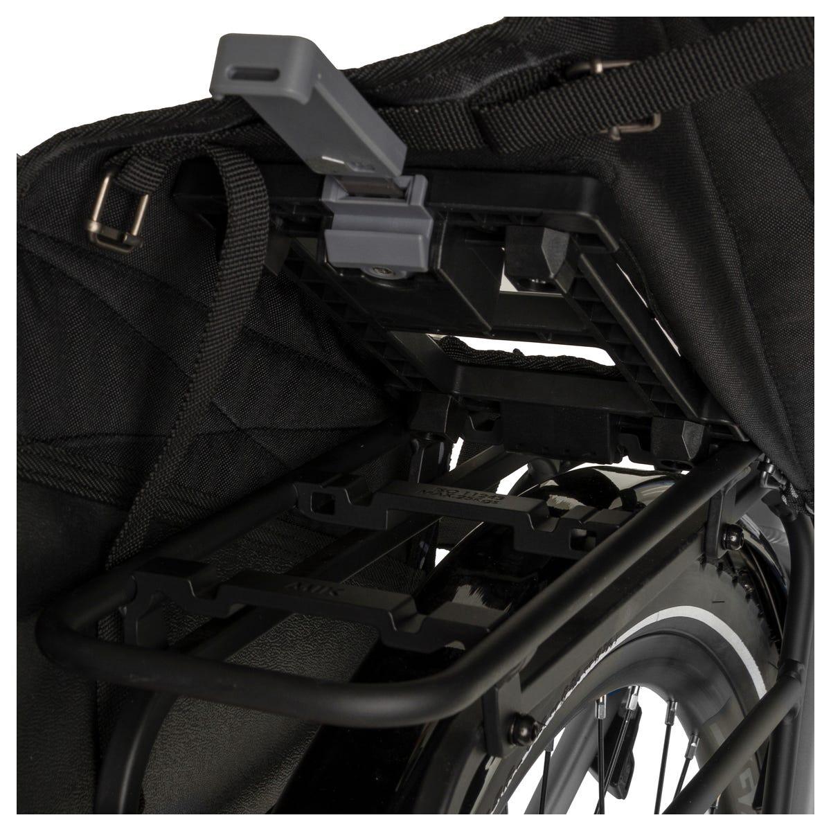 Fastrider Doppelpacktasche Tarpaulin Cargo Wasserabweisend Schwarz 5/7
