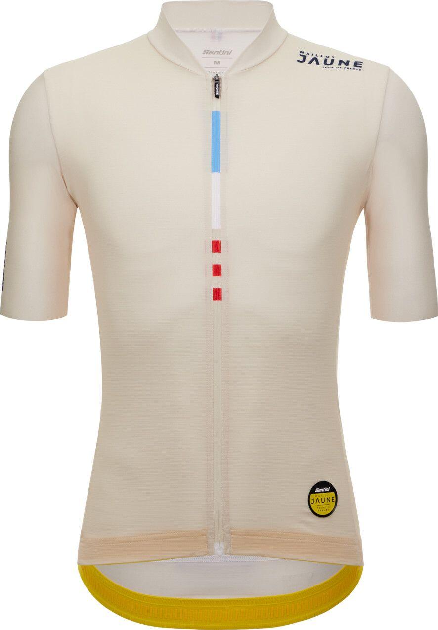 Maillot Manches Courtes Santini Mont Ventoux Beige 1/3