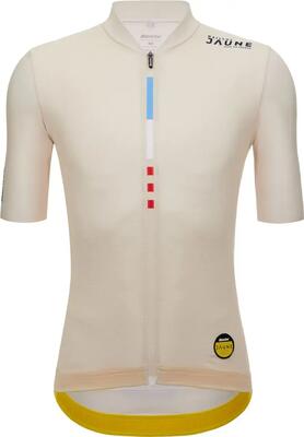 Santini mont ventoux beige trui met korte mouwen