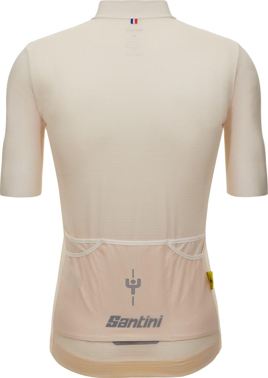 Santini Mont Ventoux Beige trui met korte mouwen 3/3