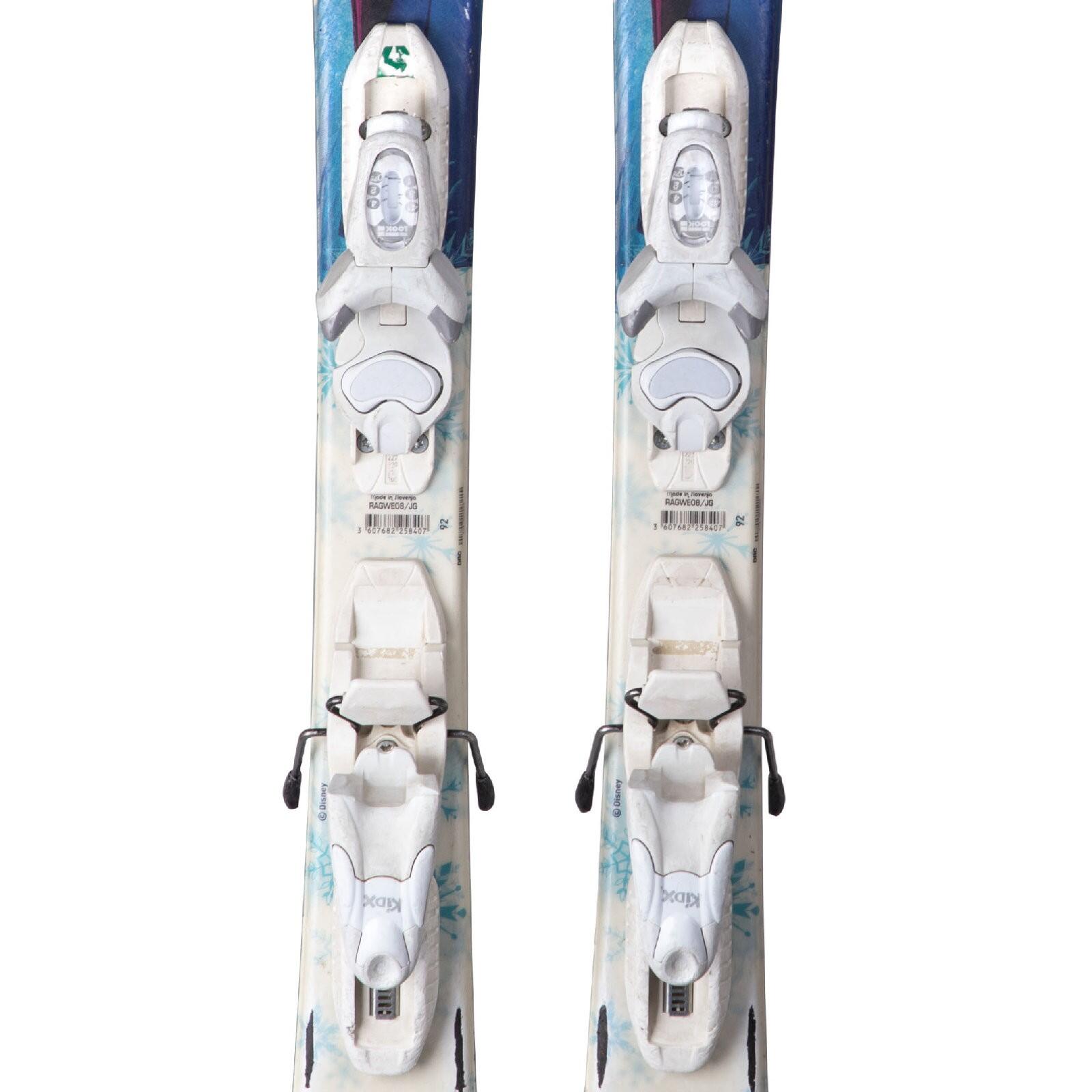 RECONDITIONNE - Ski Junior Rossignol Frozen + Fixations 3/4