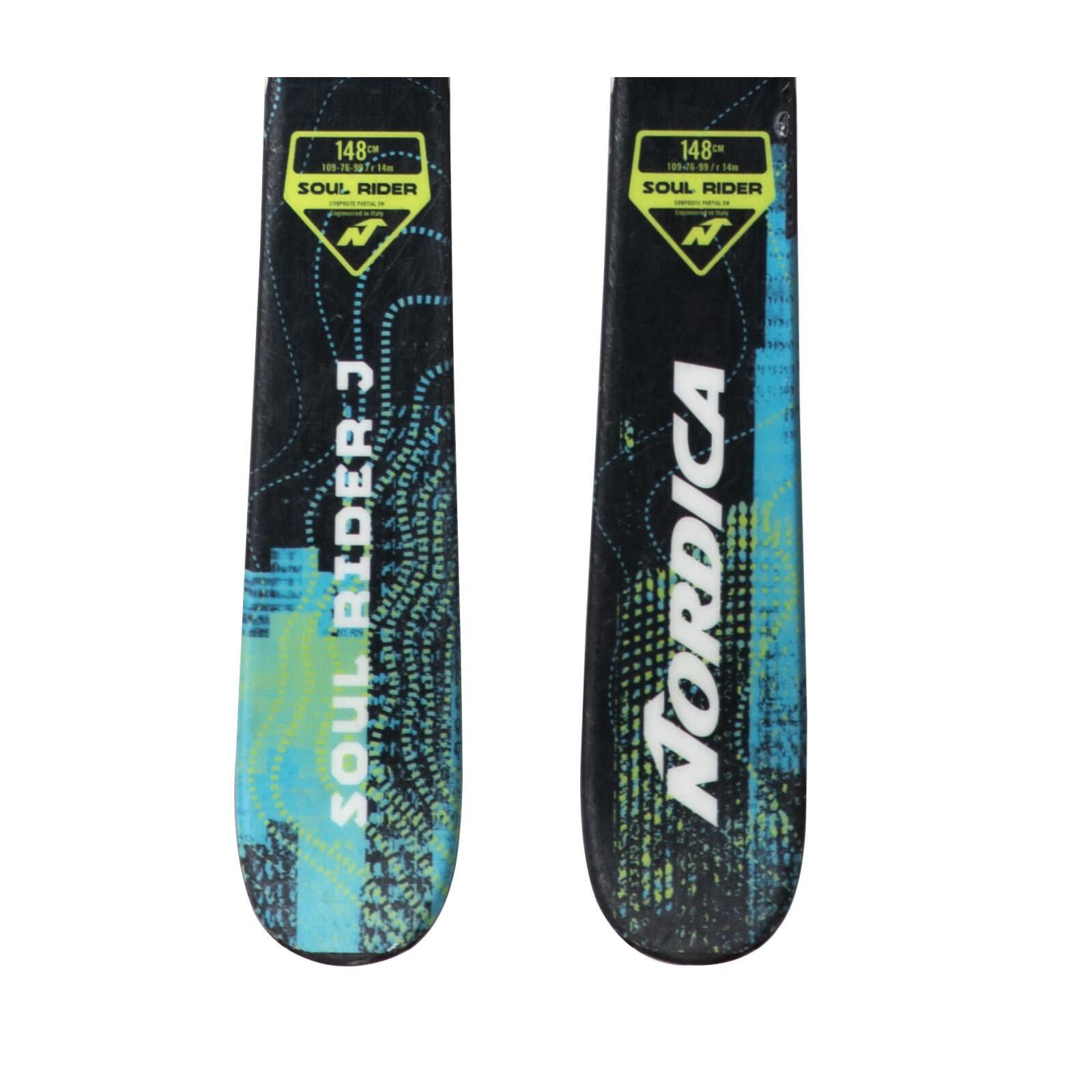 RECONDITIONNE - Ski Junior Nordica Soul Rider J + Fixations 4/4