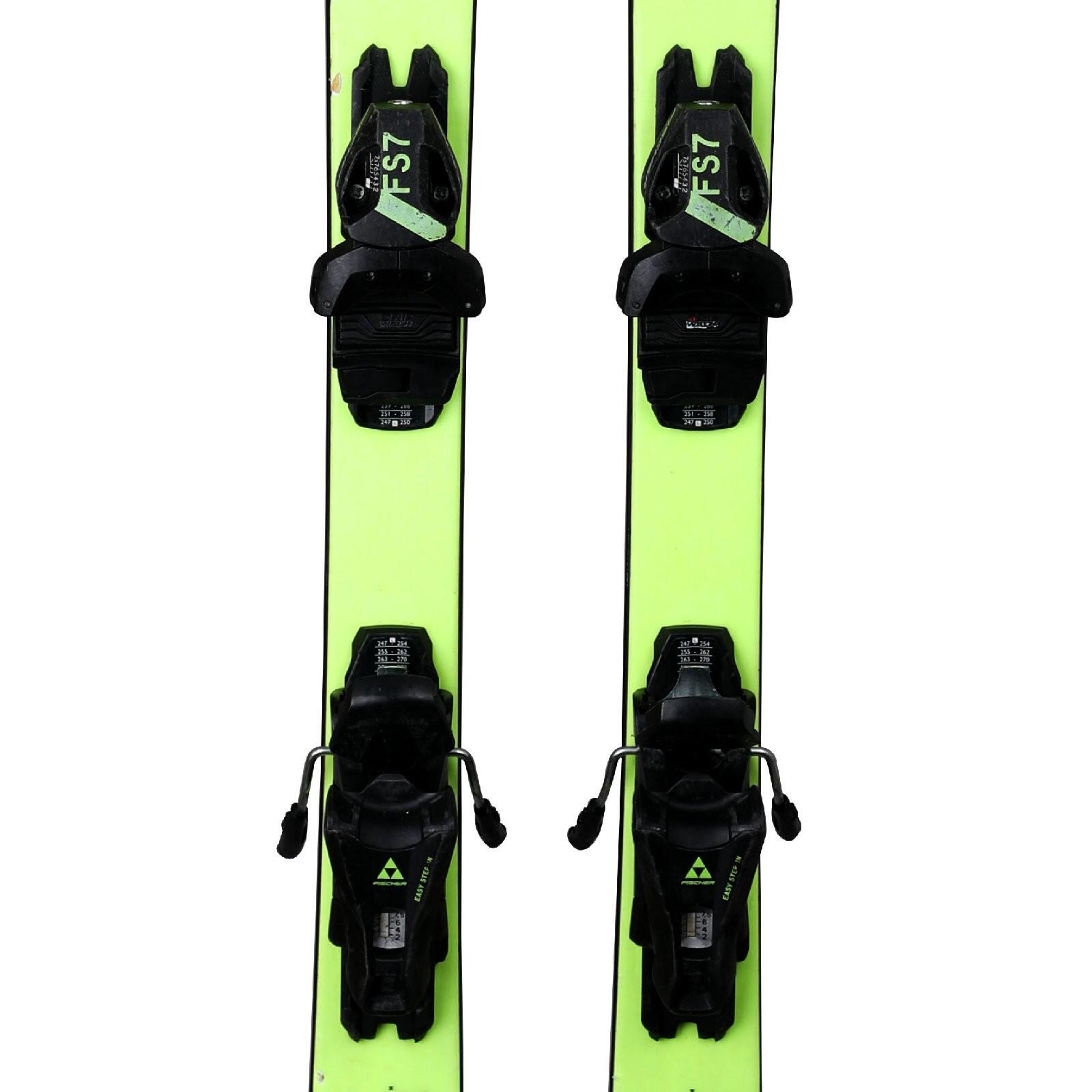 RECONDITIONNE - Ski Junior Fischer Rc4 Pro + Fixations 3/4