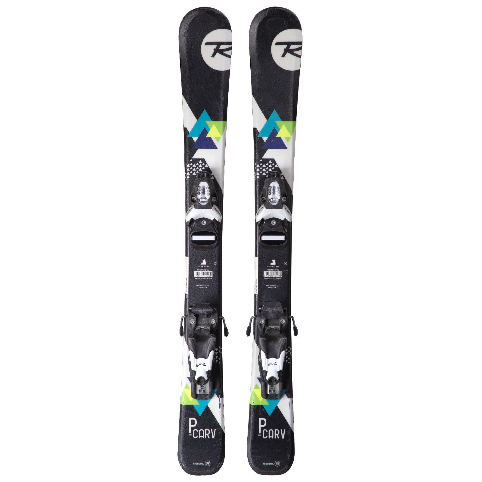 RECONDITIONNE - Ski Junior Rossignol P Carv + Fixations 2/4