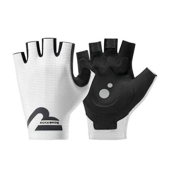 Gants vélo demi-doigts anti-vibrations respirant ROCKBROS