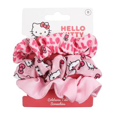 Set di elastici per capelli per bambini Hello Kitty 8 pezzi Rosa