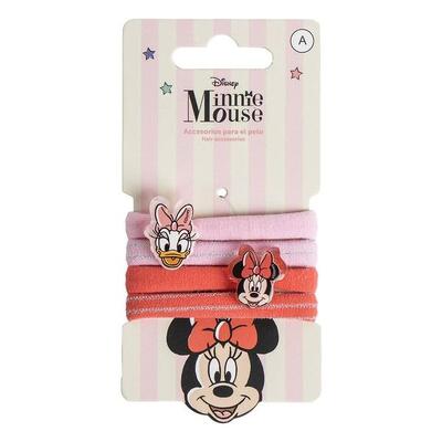 Set di elastici in tessuto per bambini Minnie 5 pezzi Multicolore