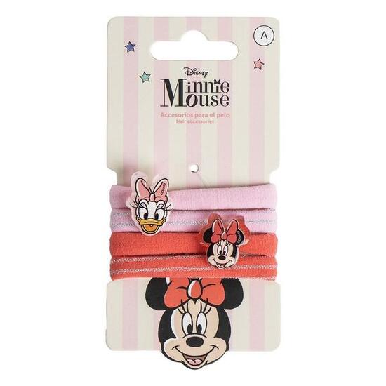 Set di elastici in tessuto per bambini Minnie 5 pezzi Multicolore