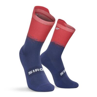 Calzini da trail running à metà polpaccio Uomo e donna Hardrock Blue Blu