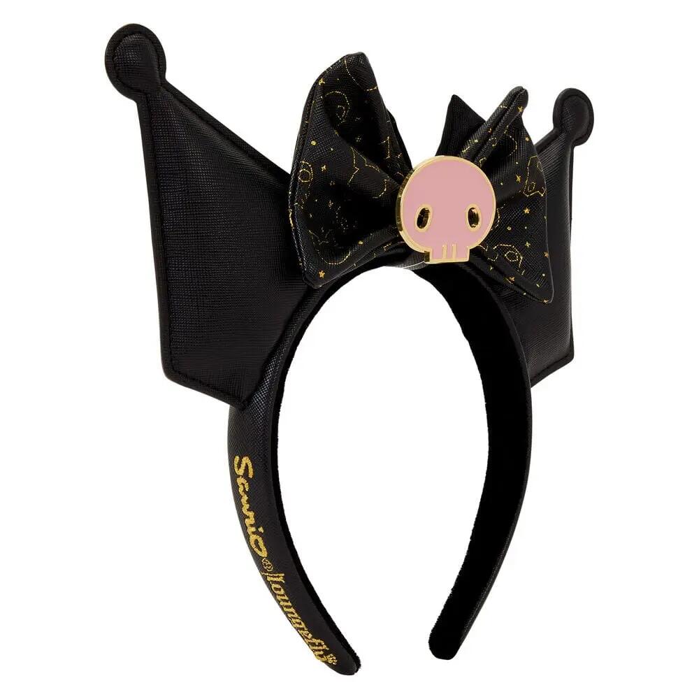 Haarband met oortjes en strik Kuromi Hello Kitty 20th Anniversary zwart 5/6