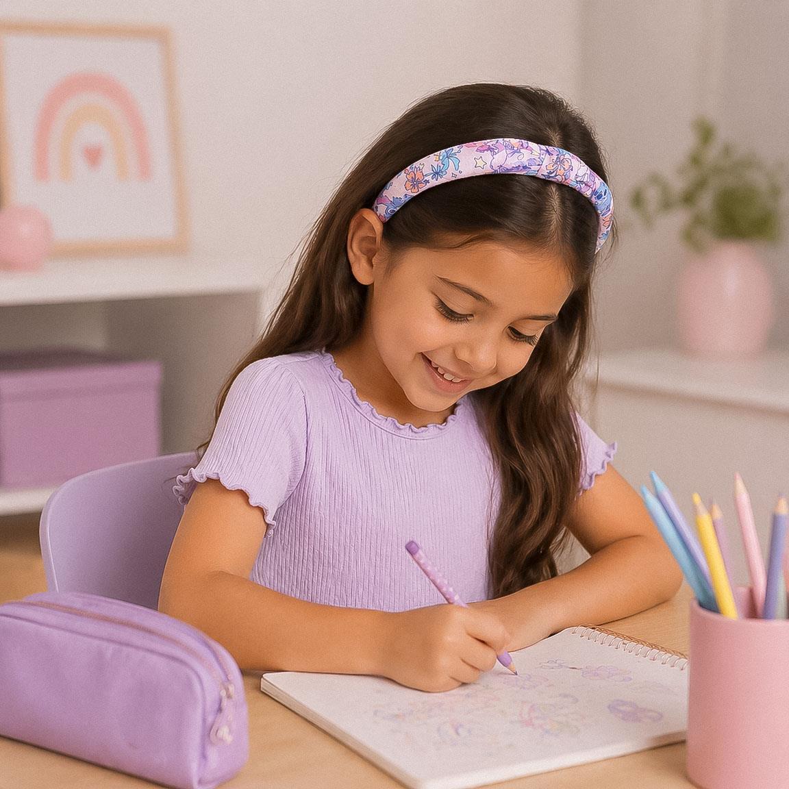 Cerchietto imbottito per bambini Stitch Accessori per capelli poliestere Lilla 5/6