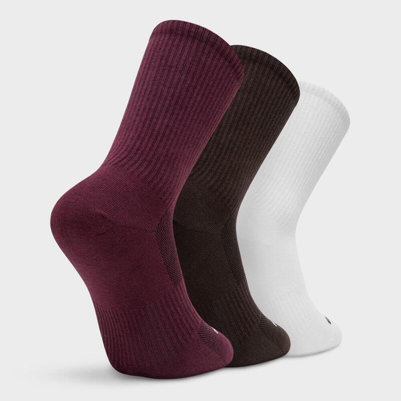 Set de 3 perechi de șosete din bumbac organic pentru Rough Classic Alb