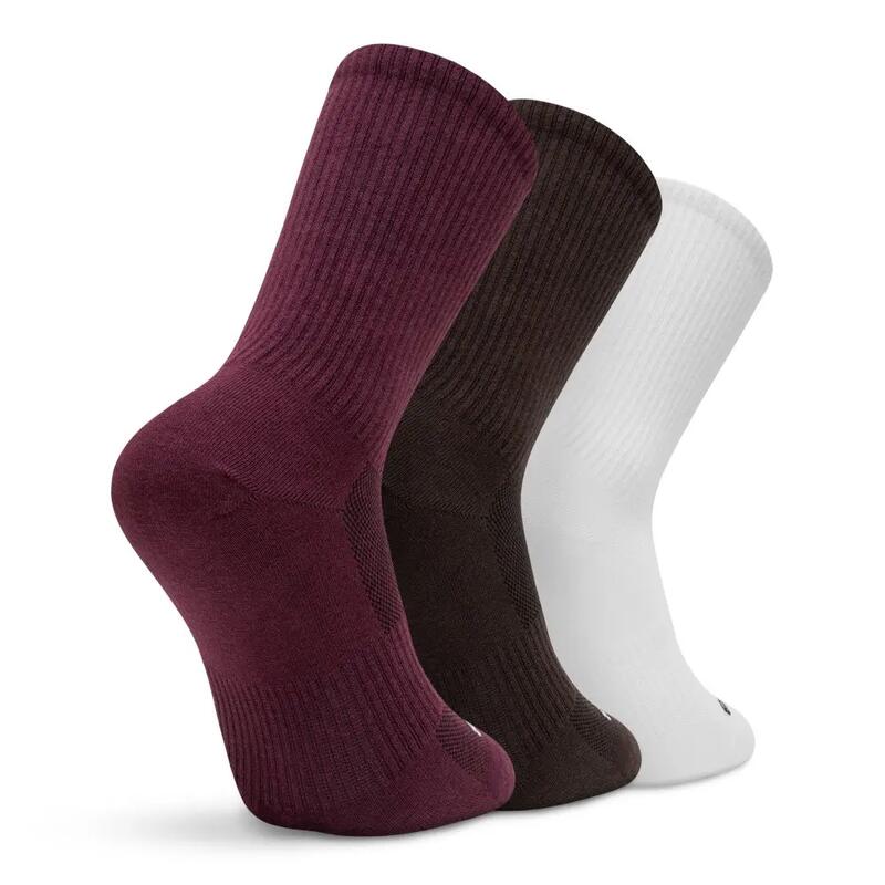 Set de 3 perechi de șosete din bumbac organic pentru Rough Classic Alb